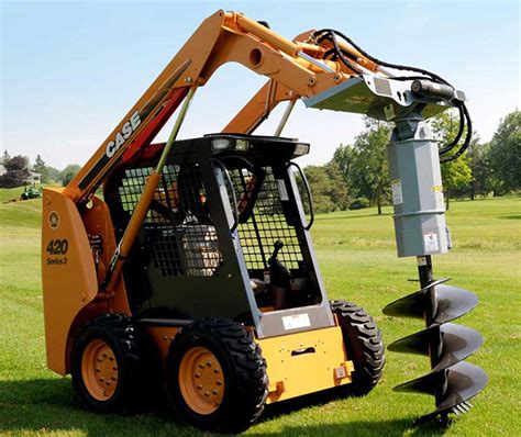 skid loader auger|skid steer auger attachment price.